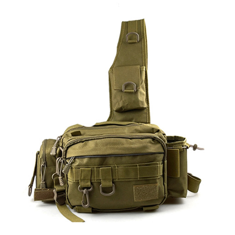 Multi-functional Lure Bag Set Single Shoulder Backpack Crossbody Fishing  Pole Bag Waterproof Fishing Gear Pole : Gearbest